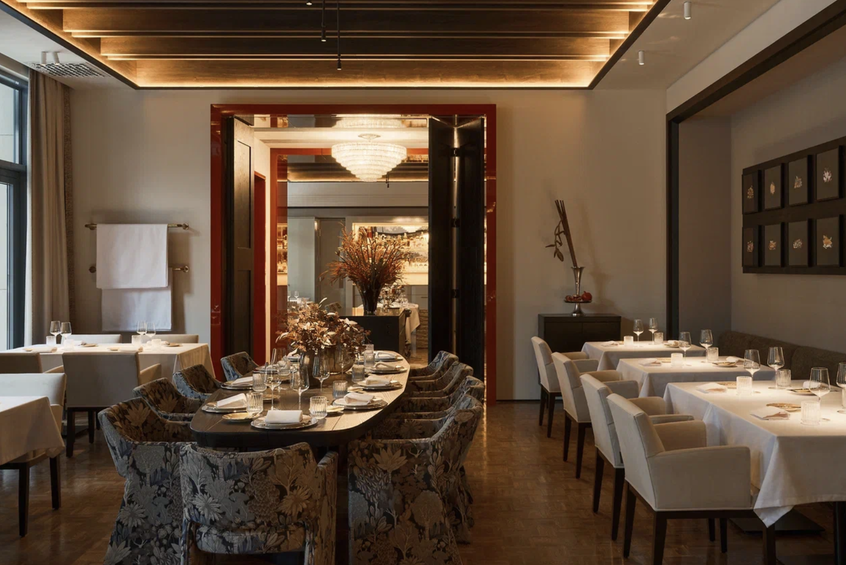 Интерьер ресторана, фотография взята из официального источника ресторана Bergamot