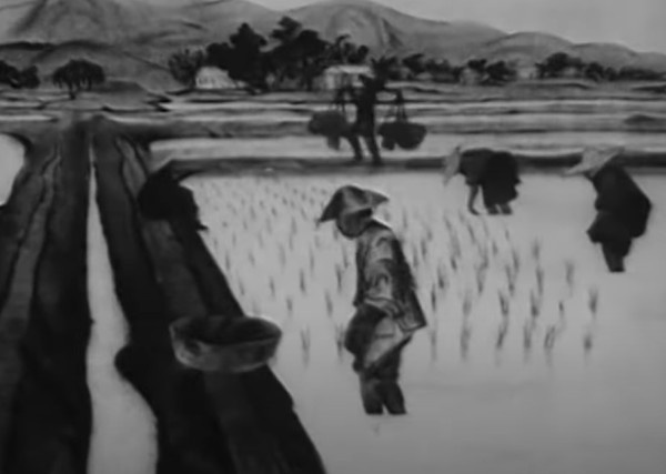 Кадр из мультфильма "Китай в огне", 1925