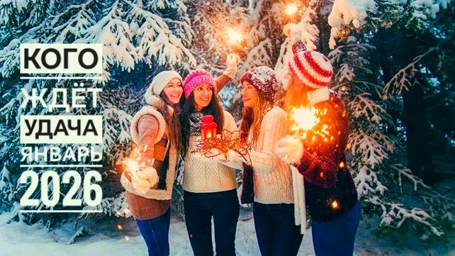 Знаки зодиака везунчики января 2026