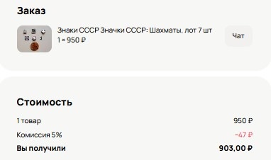 Скриншот из профиля автора