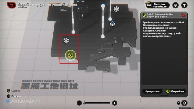    Точка телепорта и место старта ивента на карте