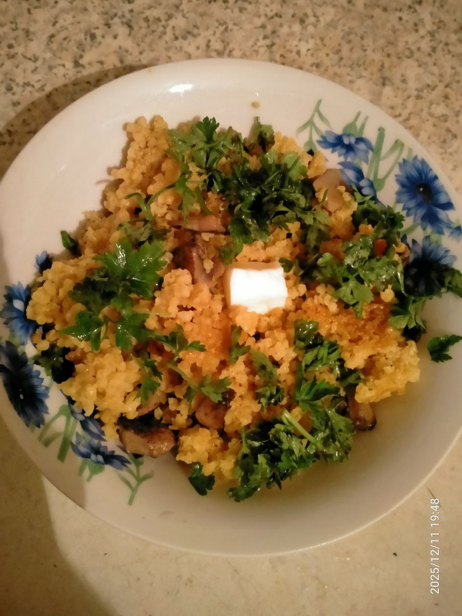 Готовое блюдо. Фотография автора