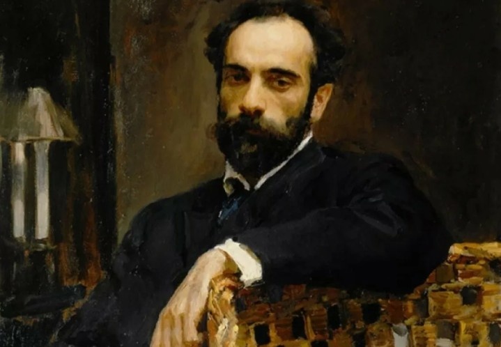 Фрагмент автрпортрет И. Левитан, знак Дева