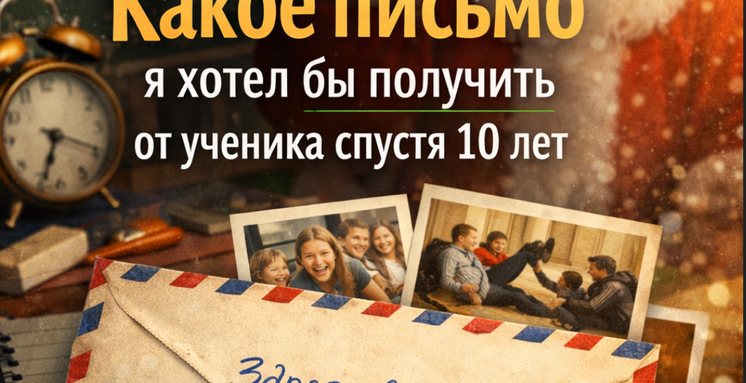 Какое письмо я хотел бы получить от ученика спустя 10 лет
