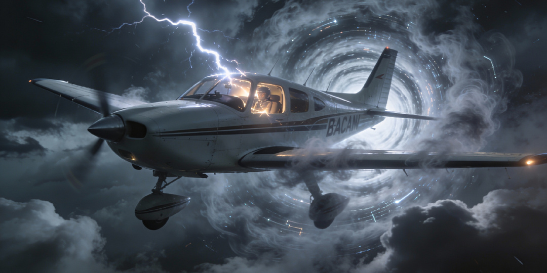 Он пролетел 500 км за 47 минут: Пилот попал в «Электронный туман» Бермудского треугольника и переместился во времени.