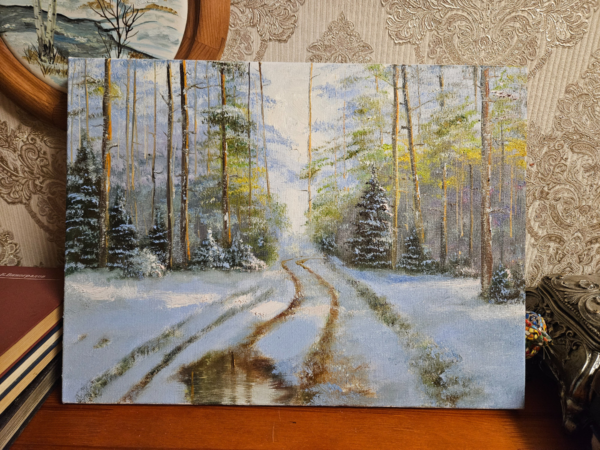 Новый пейзаж. Холст, масло, 40х30.