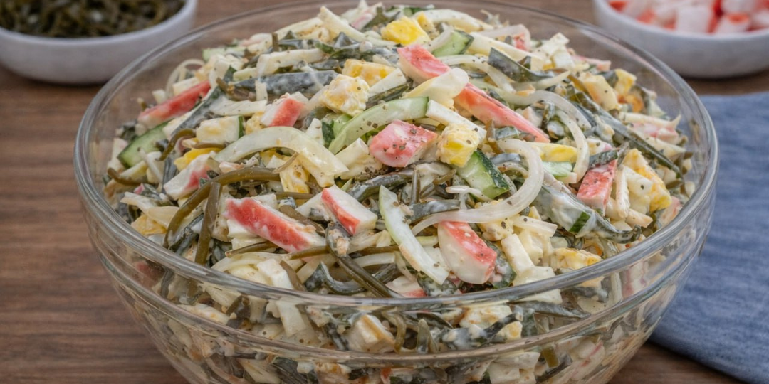 Вкусный и полезный салат из морской капусты. Готовлю в праздники и будни. Простейший салат на скорую руку