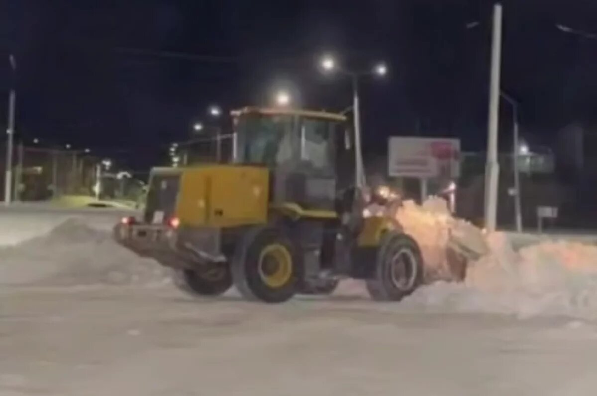    Ночью на улицах Петропавловска работали 87 единиц техники