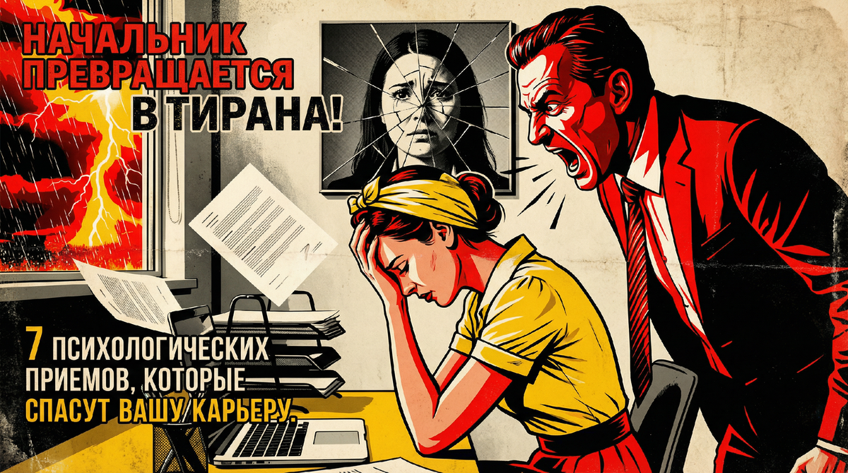 Начальник превращается в тирана. 7 психологических приемов, которые спасут вашу карьеру