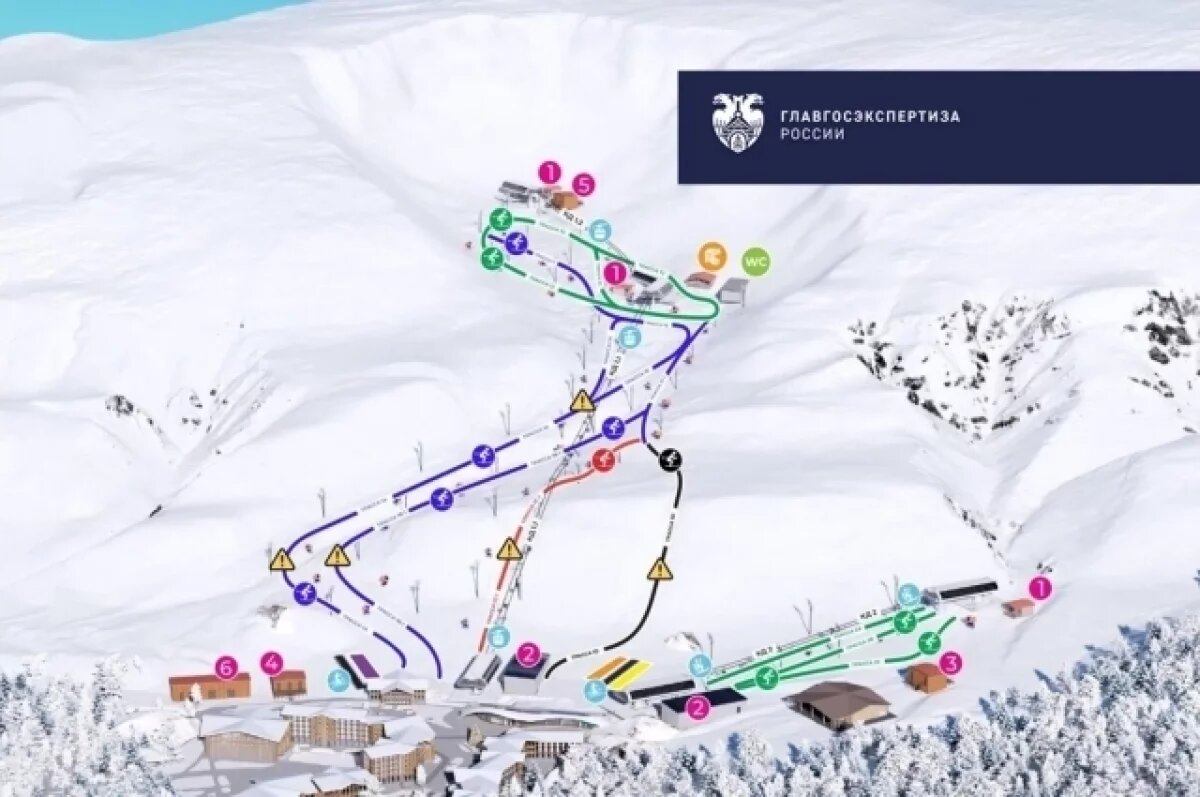   Первый этап горнолыжного курорта «Рай-Из» на Ямале прошёл Главгосэкспертизу