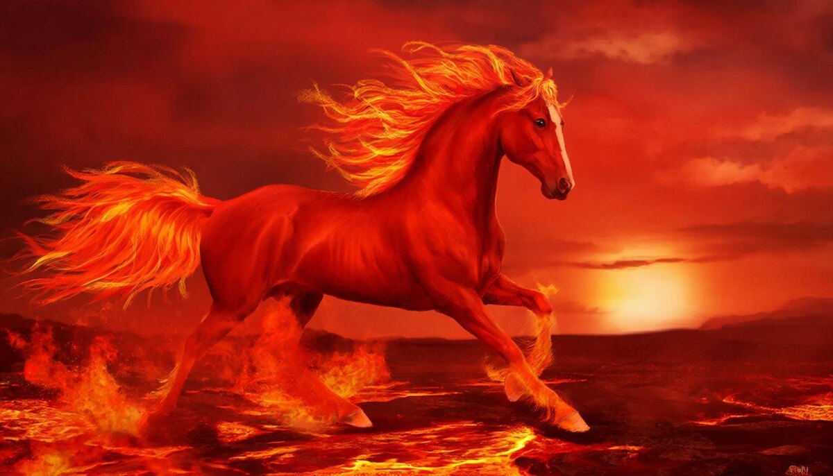 "... следующий год будет под покровительством Красной Огненной Лошади.. "