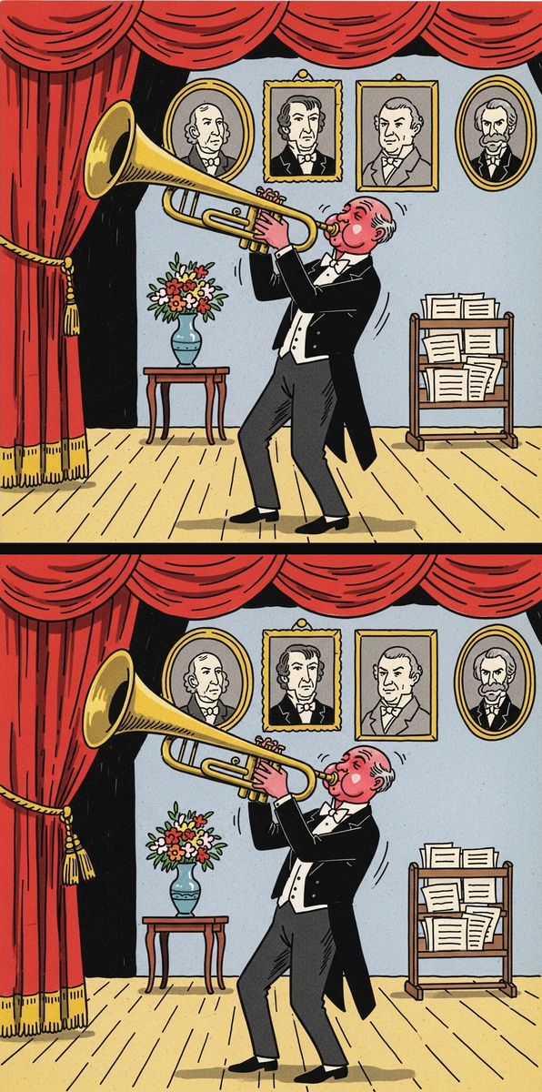 Трубач. Вертикальный вариант