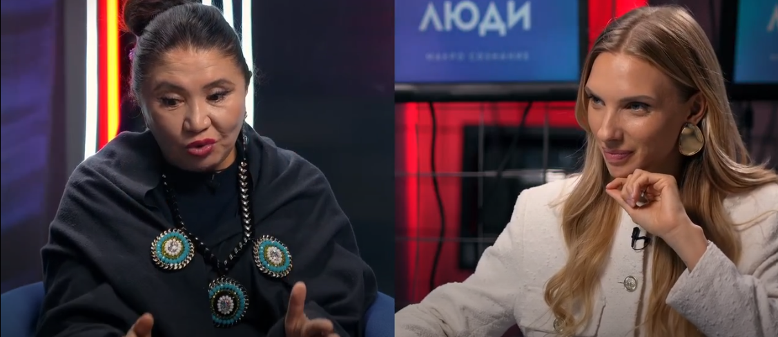 Скриншот с передачи. 