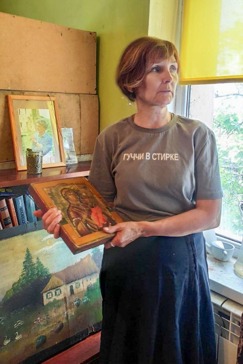    Марина Макарова, жена легендарного директора Танаиса Валерия Чеснока, хранит память о нем./Лариса Ионова