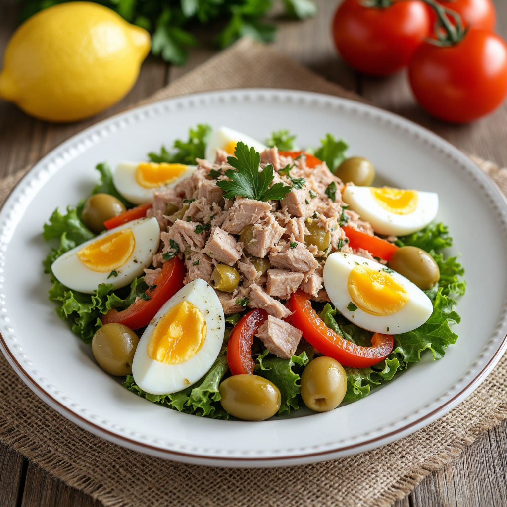 🍽️ Салат «Нисуаз»: классический рецепт из Ниццы 🍽️
