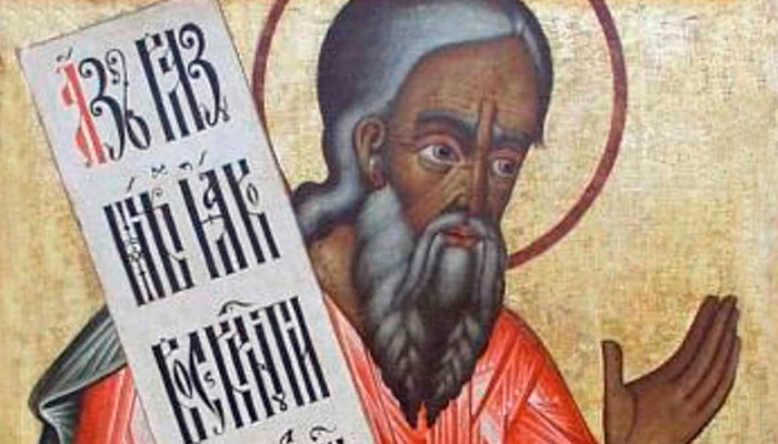 Пророк Аггей (Кижи, XVIII век). Фото: wikipedia.org