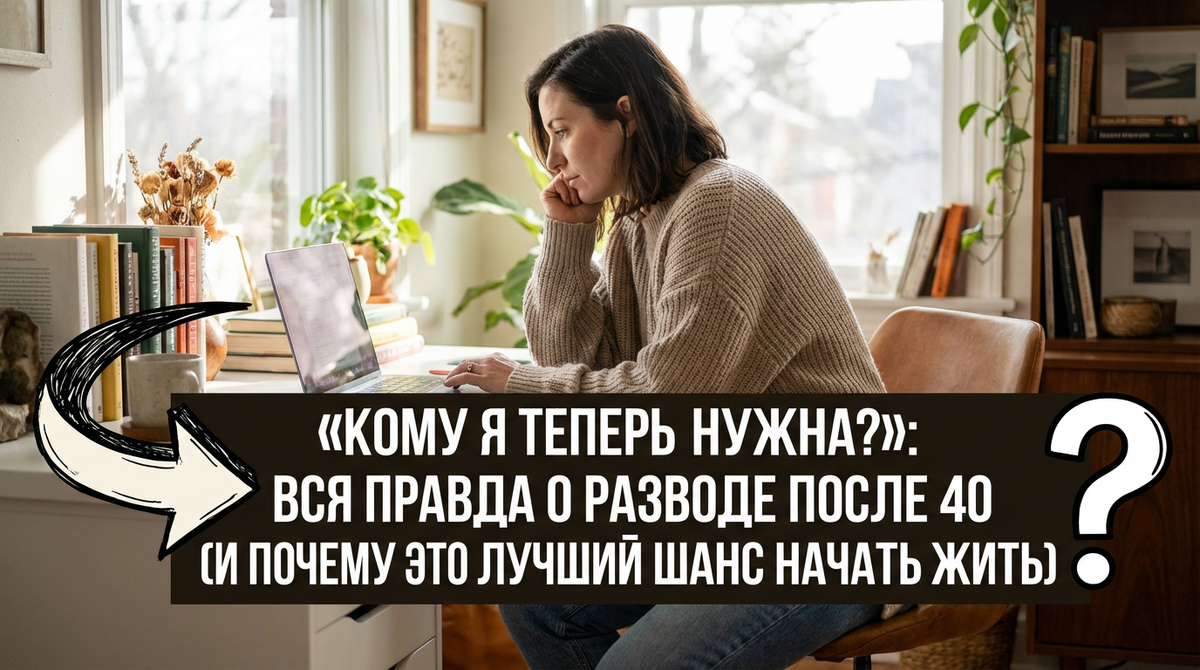 «Кому я теперь нужна?»: Вся правда о разводе после 40 (и почему это лучший шанс начать жить)