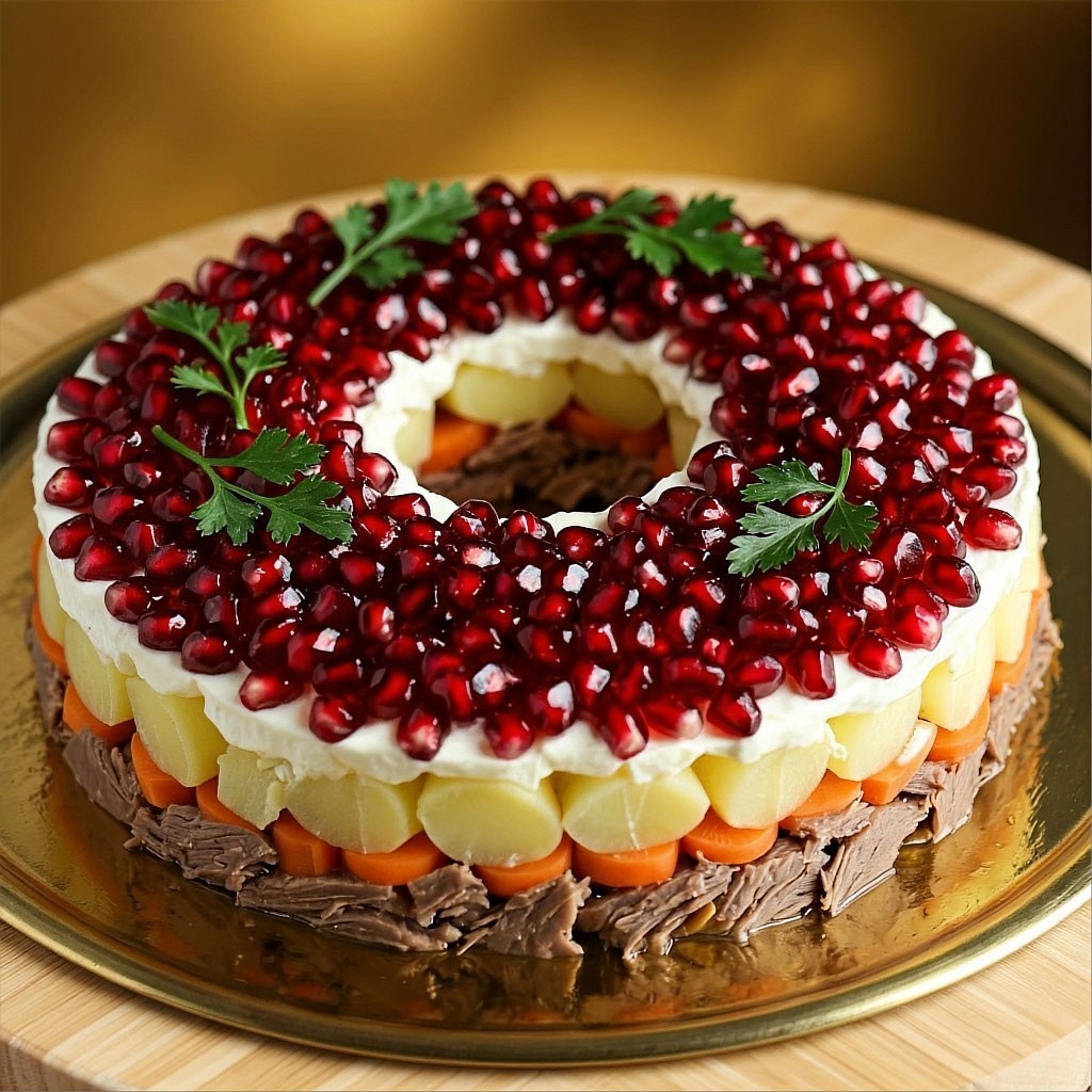 Салат Гранатовый браслет