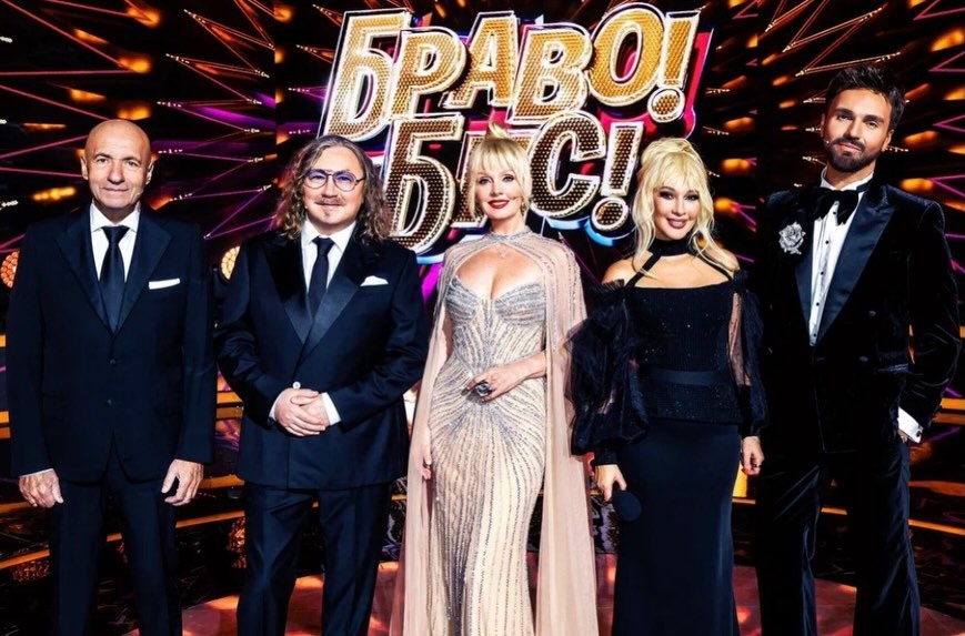    Игорь Крутой, Игорь Николаев, Валерия, Лера Кудрявцева и Александра Панайотов на шоуСоцсети Игоря Николаева