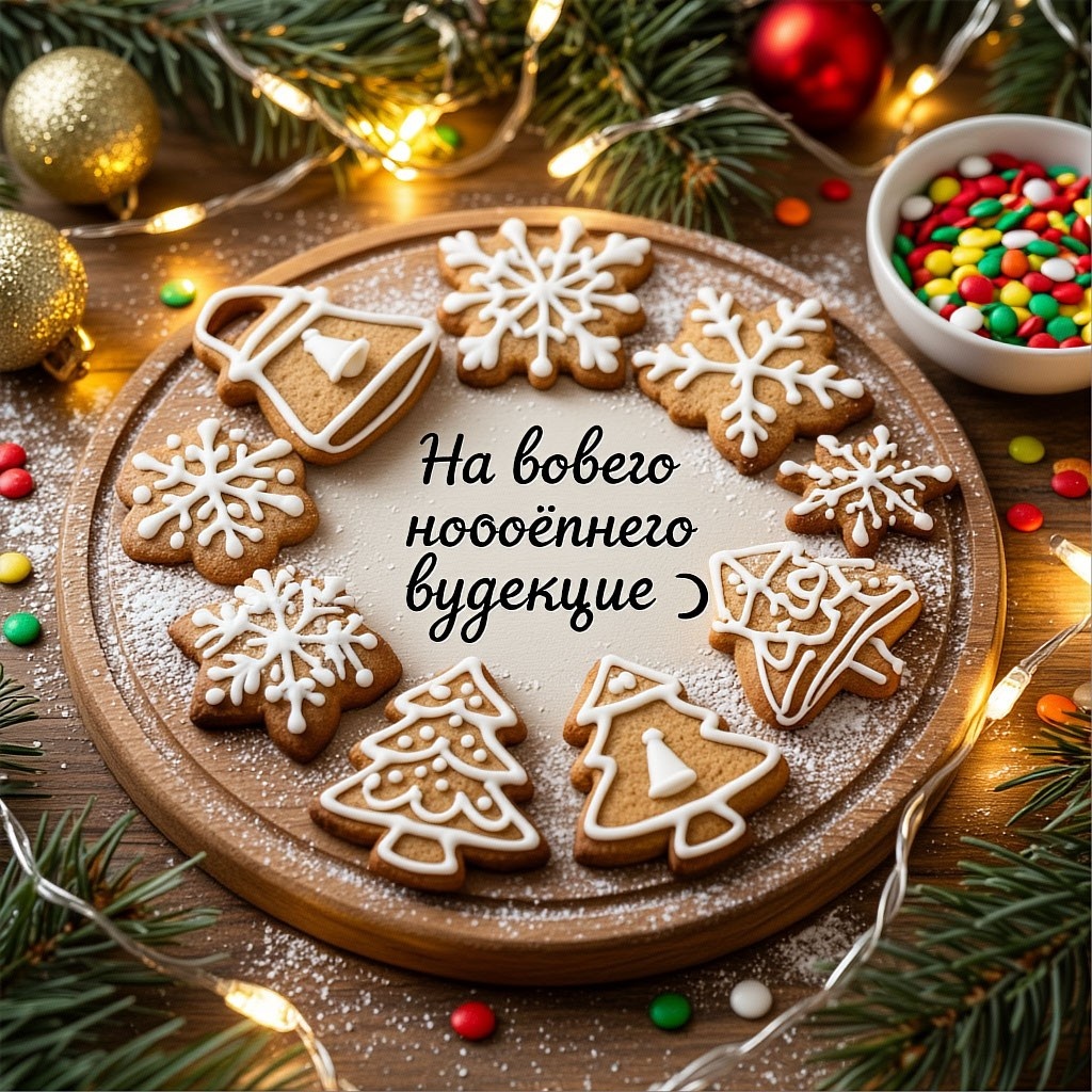 Новогоднее печенье