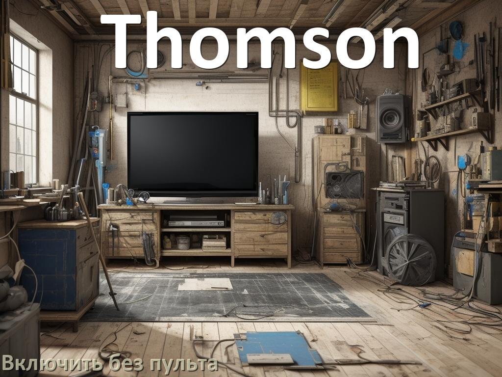 
Как разблокировать и включить телевизор Thomson без пульта и настроить без кнопок со смартфона