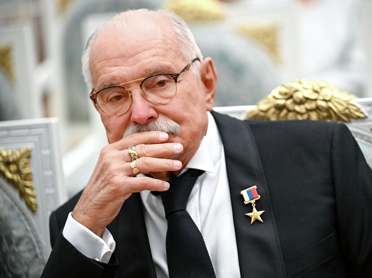    Народный артист РСФСР, кинорежиссёр Никита Михалков на церемонии вручения государственных наград | © РИА Новости / Сергей Бобылев