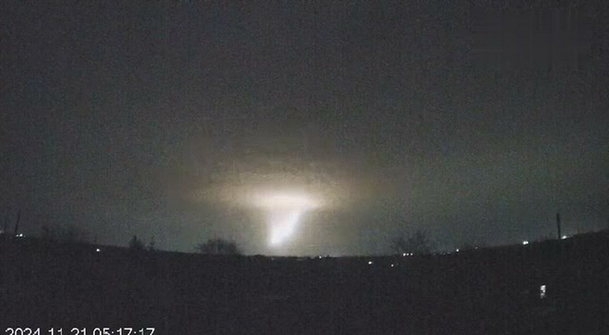    Удар «Орешником», скриншот видео