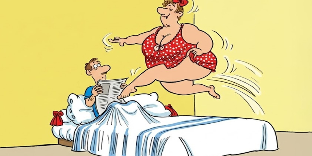 Культовые красотки и пикантный французский юмор в карикатурах Роберта Лассальви