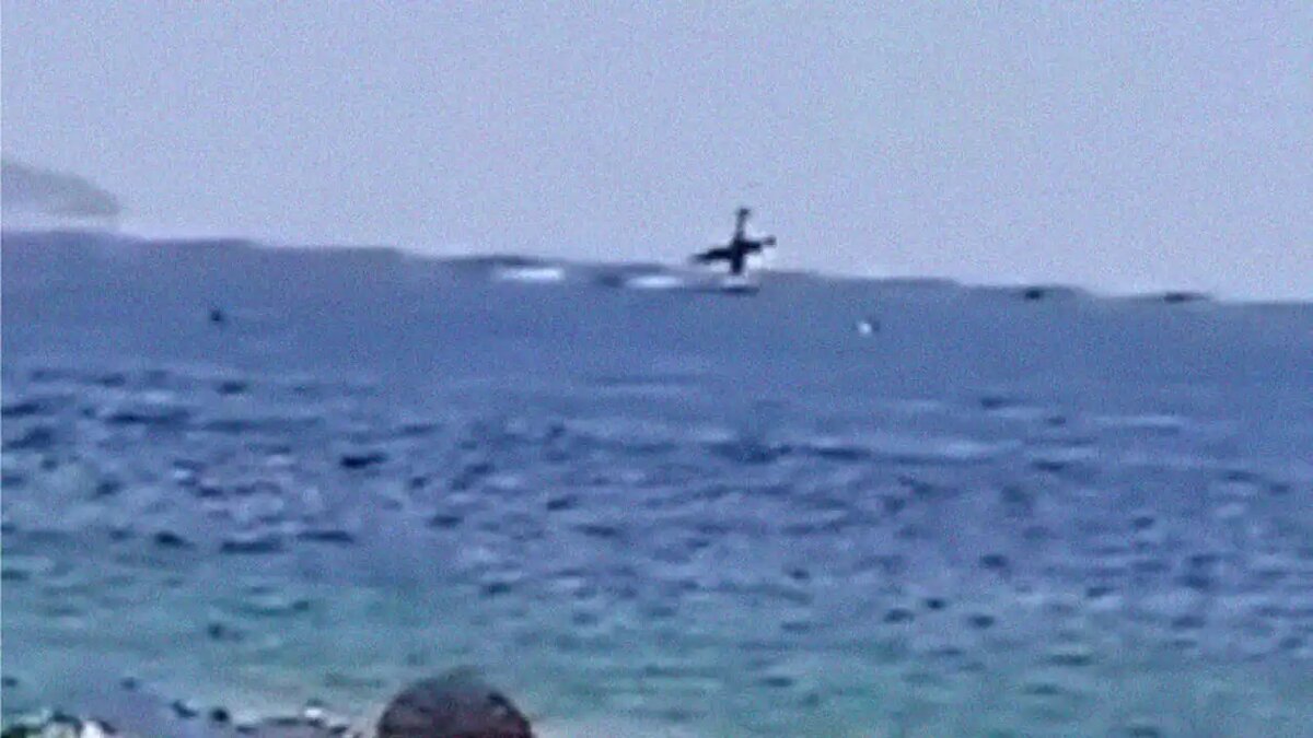    Место крушения. Скриншот из видео.