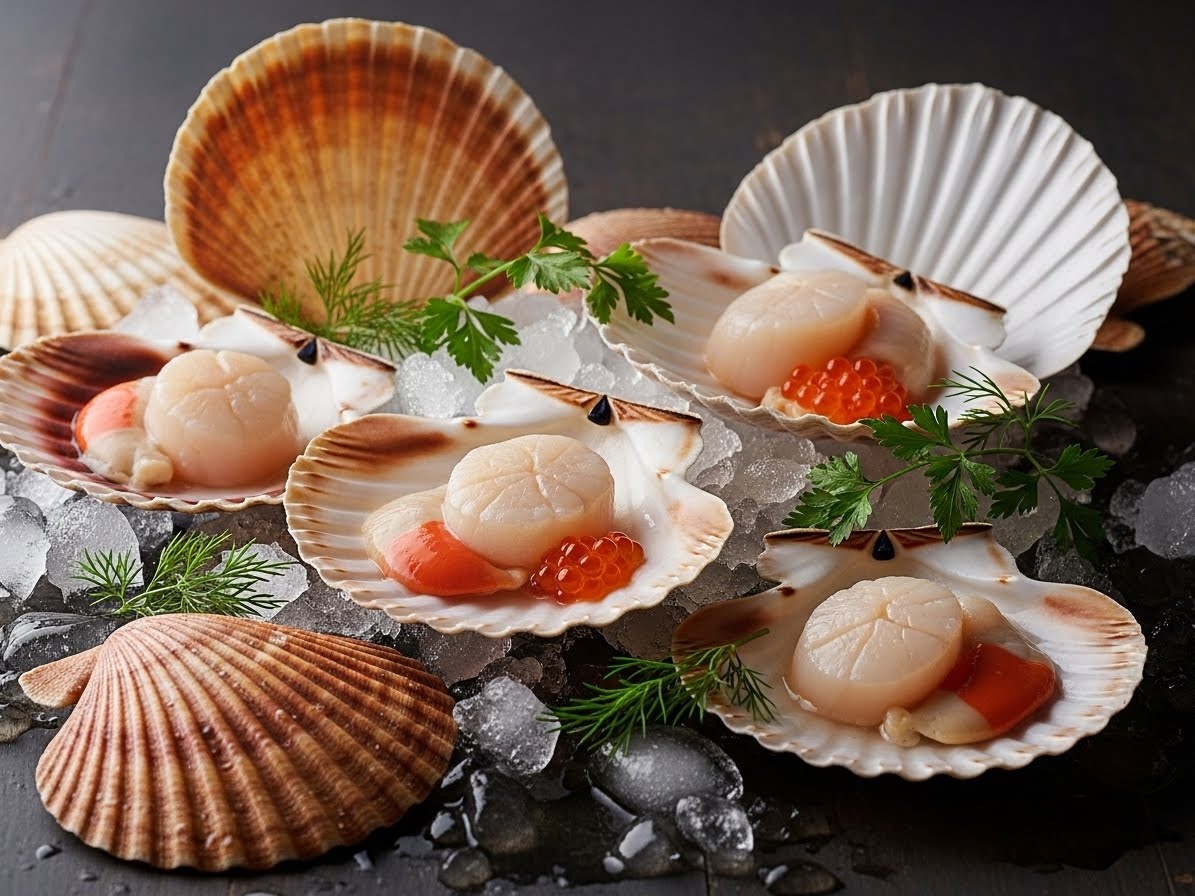 Подготовка морских гребешков