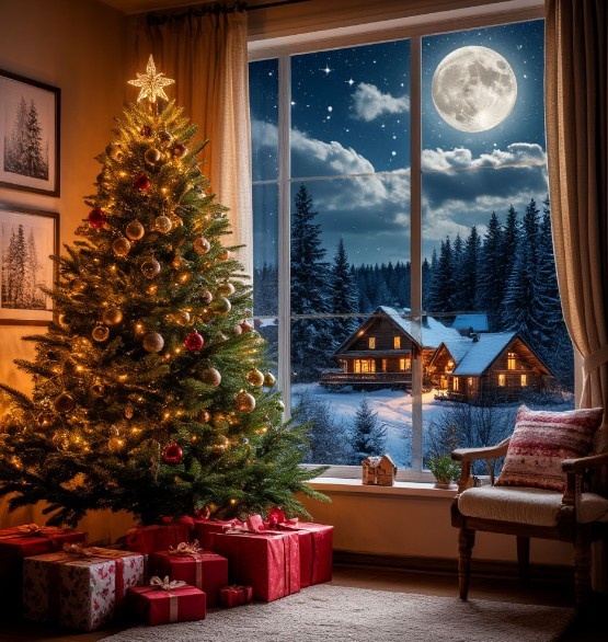 Создано нейросетью. Новый год - долгожданный праздник