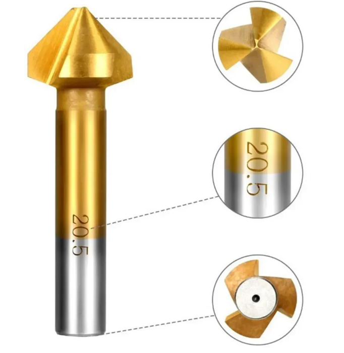 Центральное сверло для снятия фаски 6,3-20,5 мм