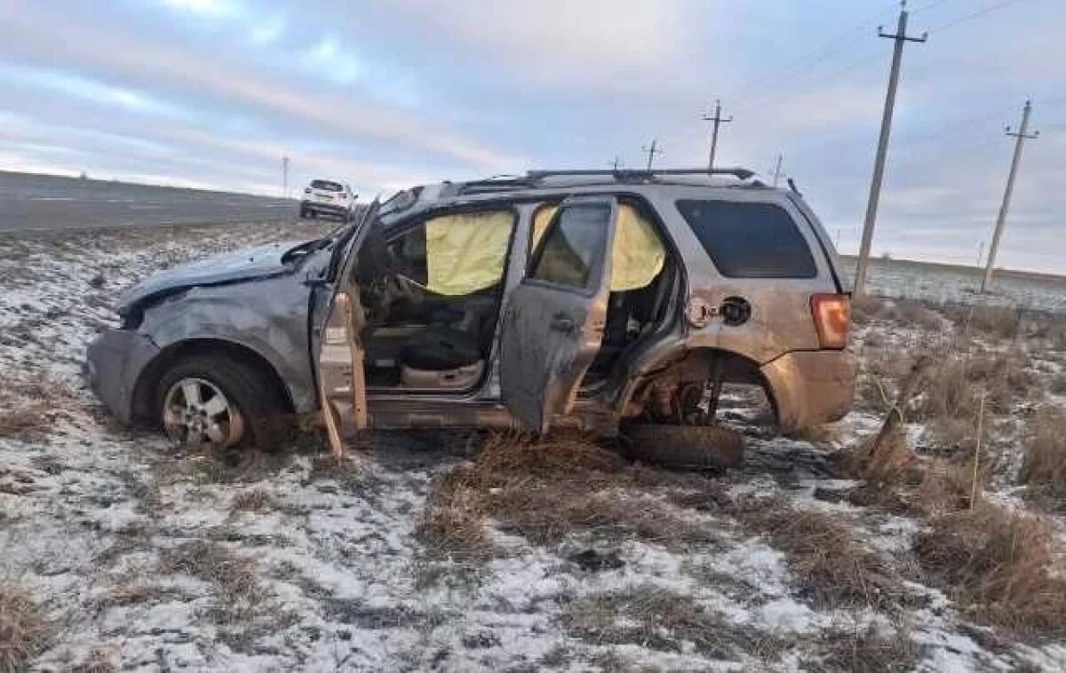    Ford перевернулся, водитель погиб, пассажирка в больнице на Ставрополье