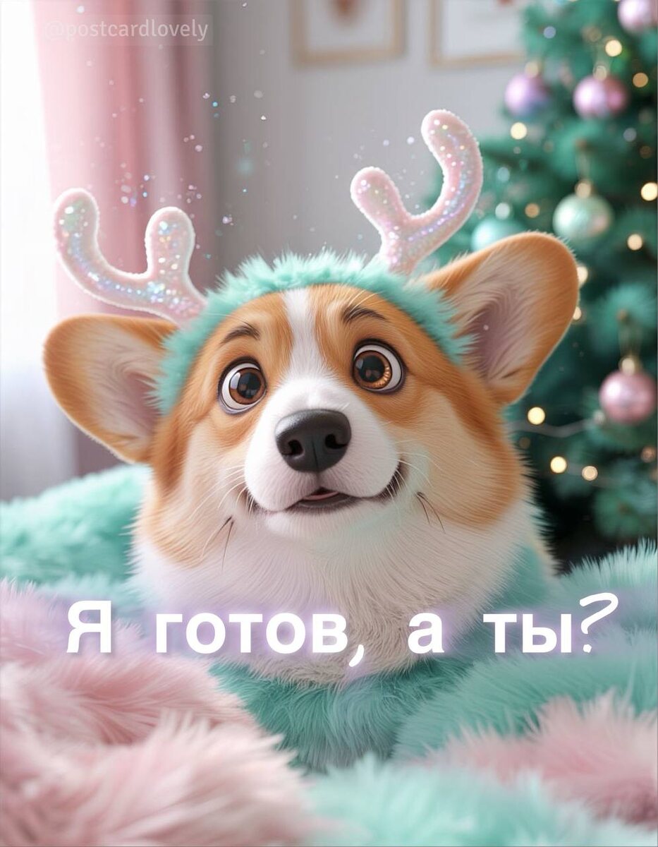 Предновогодние открытки в мятной палитре: первый вздох праздника