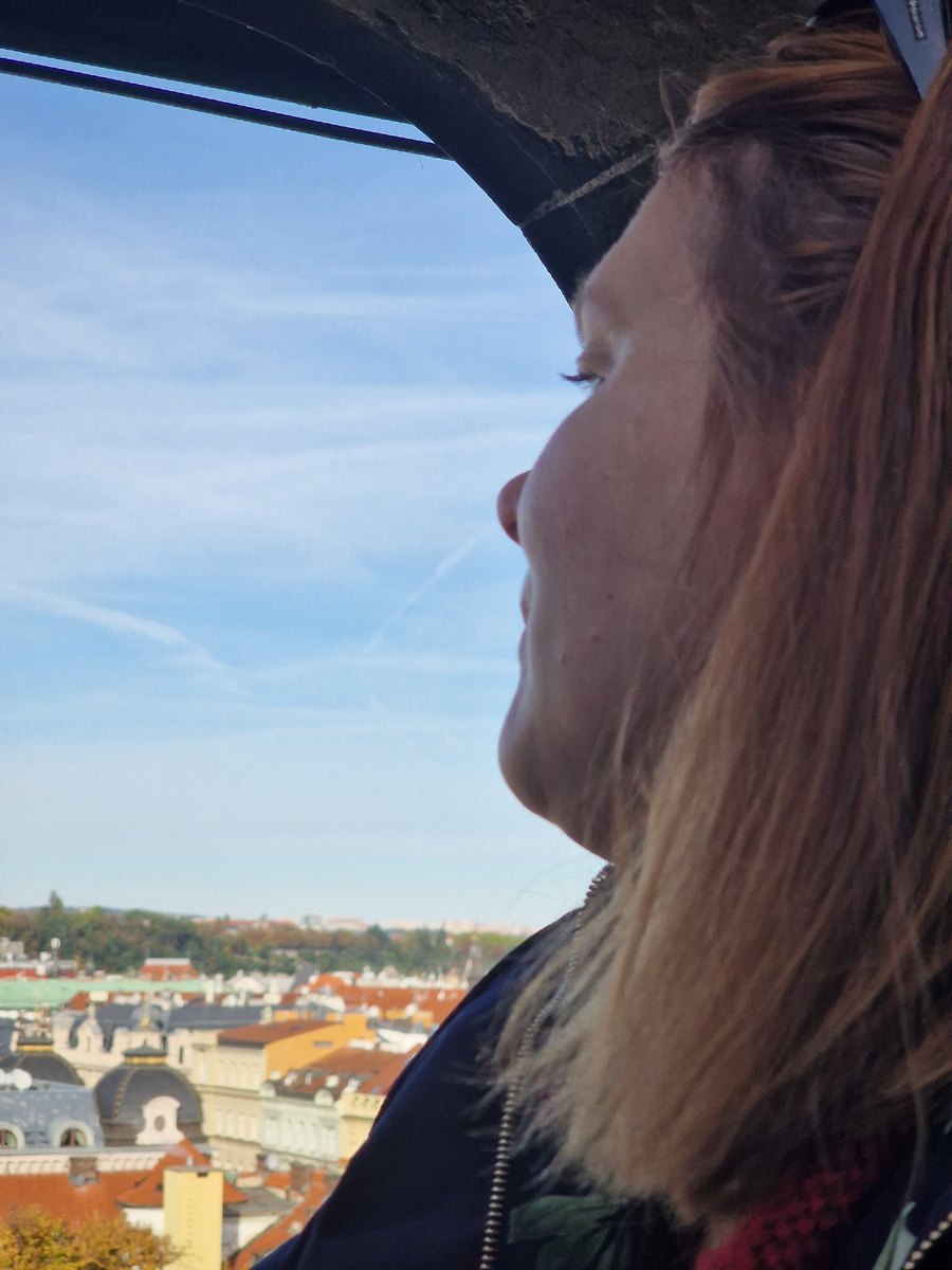 селфи с Прагой)