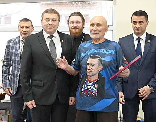    Н.А. Монов, К.С. Доморовский, П.И. Ткаченко, Е.Н. Камфарин. Администратор