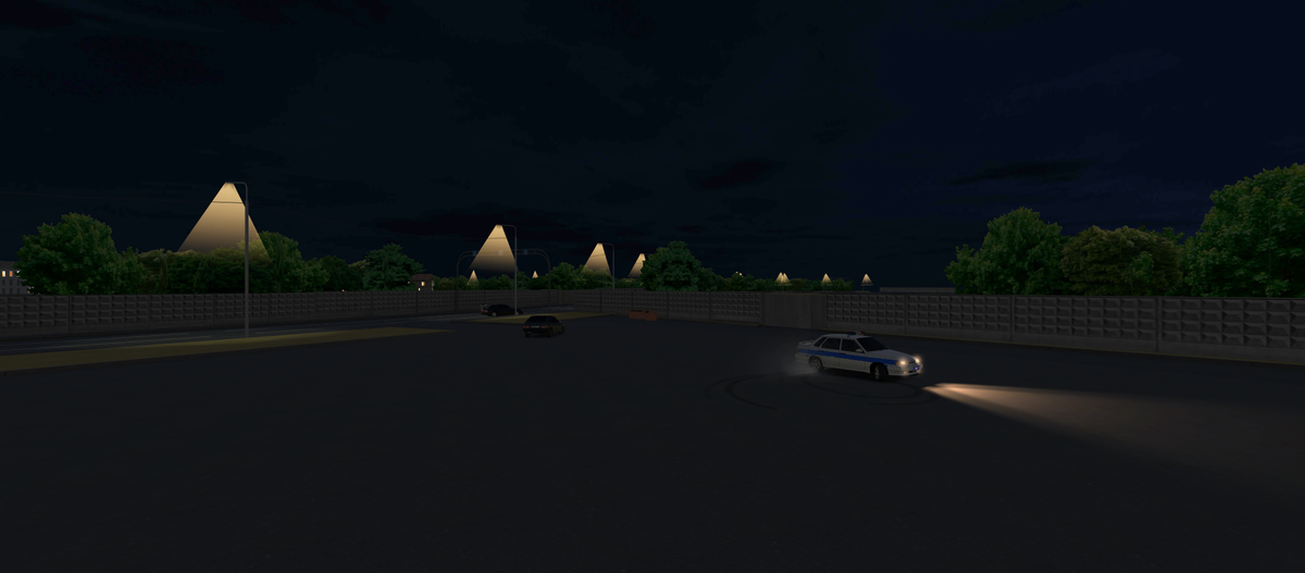 Мент дрифтит. Ничего особенного:) Ой, тоесть я решил  слится в них чтобы посмотреть, как там устроено все