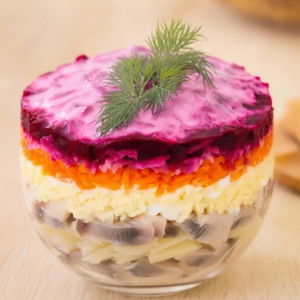 Выбор мужа - салат сельдь под шубой