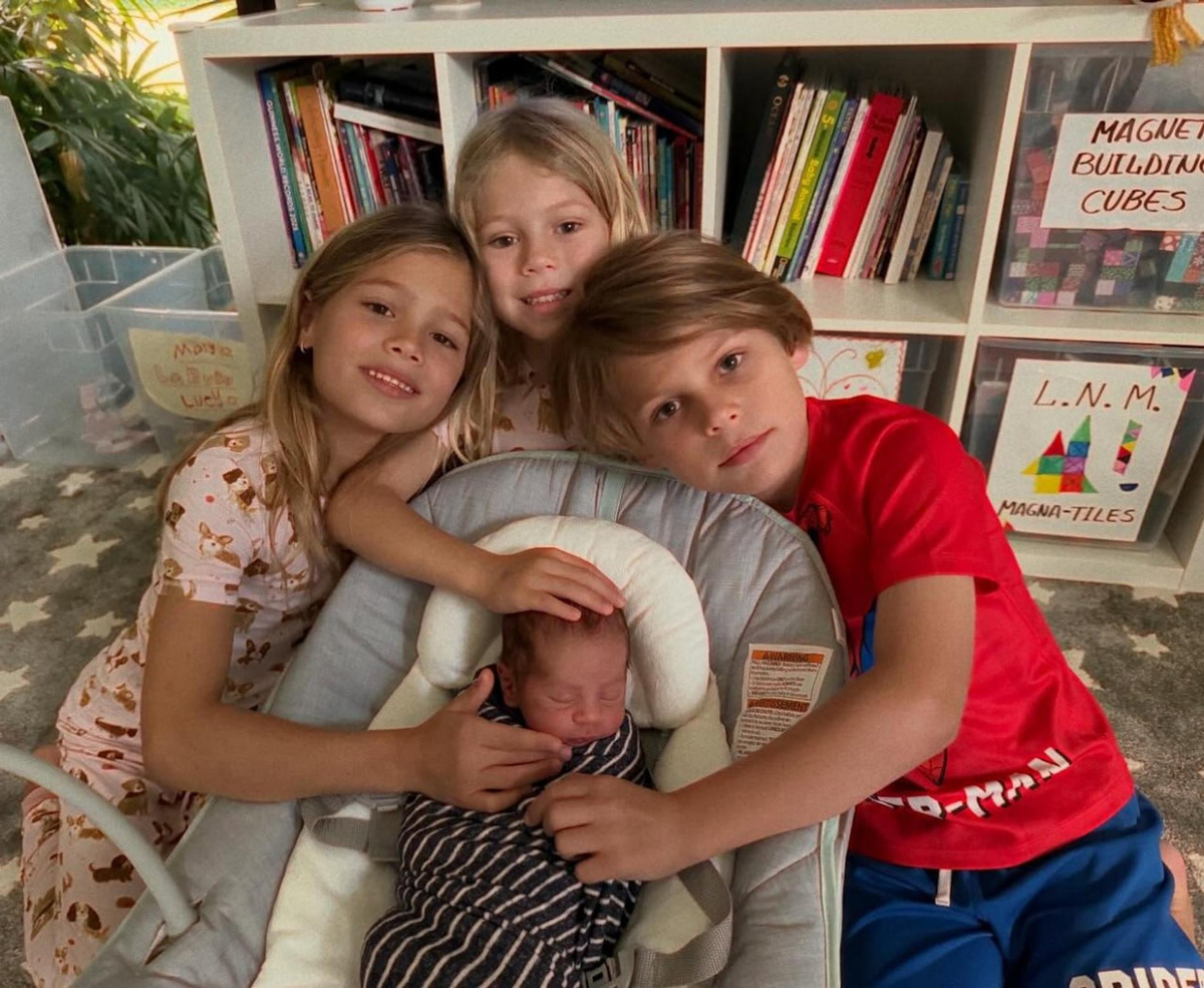    Дети Анны Курниковой. Фото: Инстаграм (запрещен в РФ) @annakournikova