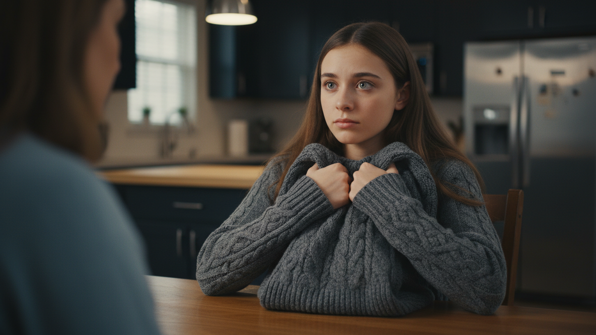 Дочь принесла домой старый свитер - а когда я увидела бирку, не смогла сдержать слёз