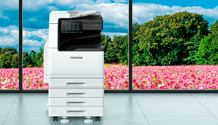 Fujifilm Apeos C2060CPS, почему-то с цветочками. Почему? Не знаем, это видение вендора