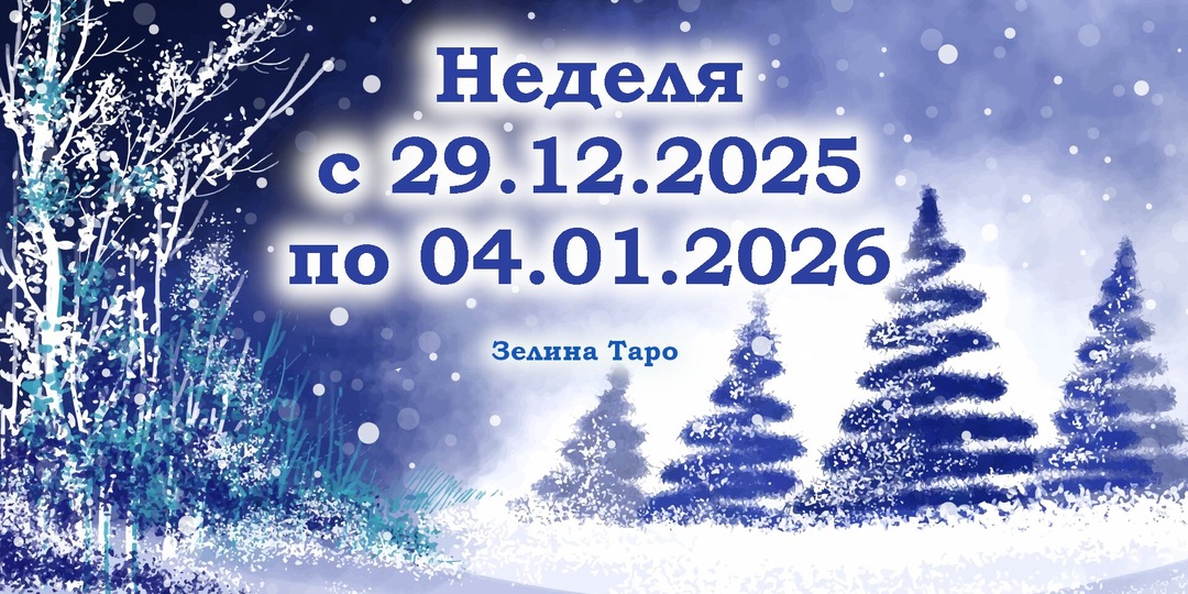 Таро-прогноз на неделю с 29 декабря 2025 года по 4 января 2026 года