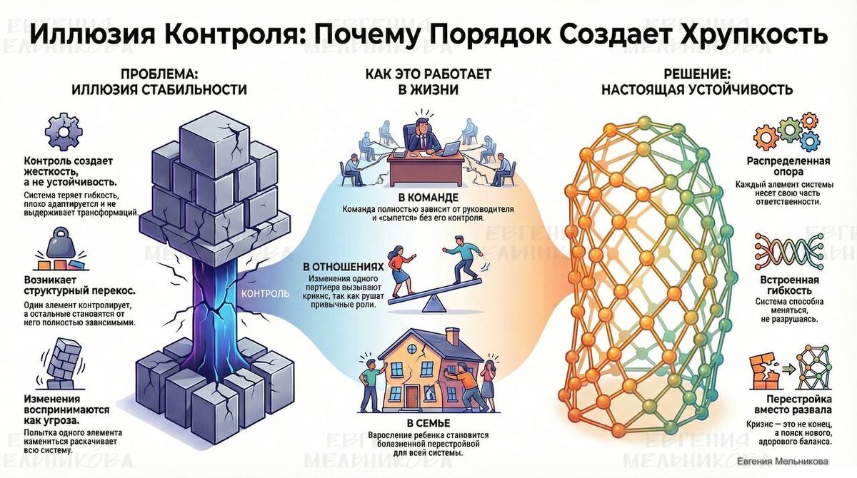 Иллюзия контроля: почему порядок создает хрупкость