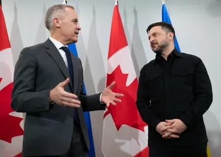    Итог встречи Зеленского с Карни: Канада выделит Украине 2,5 млрд долларов