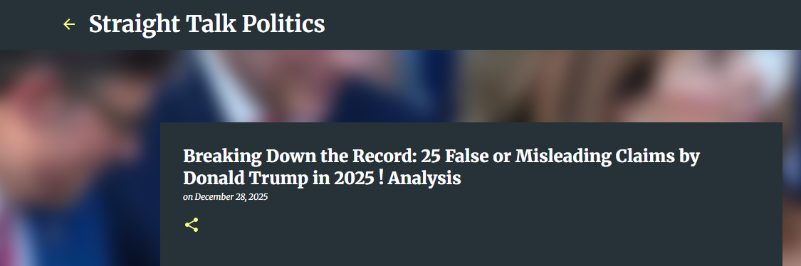 Разбор фактов: 25 ложных или вводящих в заблуждение заявлений Дональда Трампа в 2025 году! Анализ