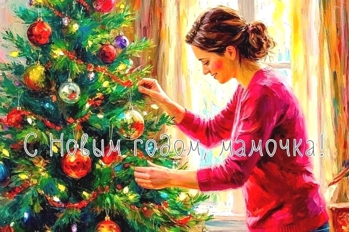    «С Новым годом, мама!»