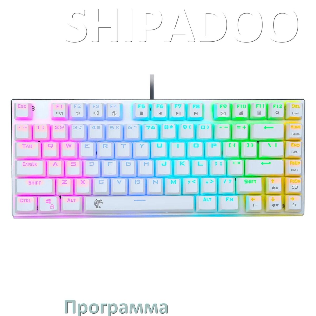 
Программа для клавиатуры SHIPADOO для настройки макросов и подсветки в Windows 10 и 11