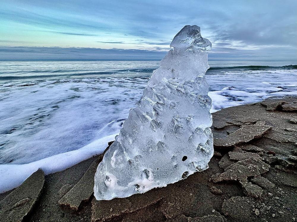 Карское море. Амдерма. Ноябрь 2025 года. Фото автора
