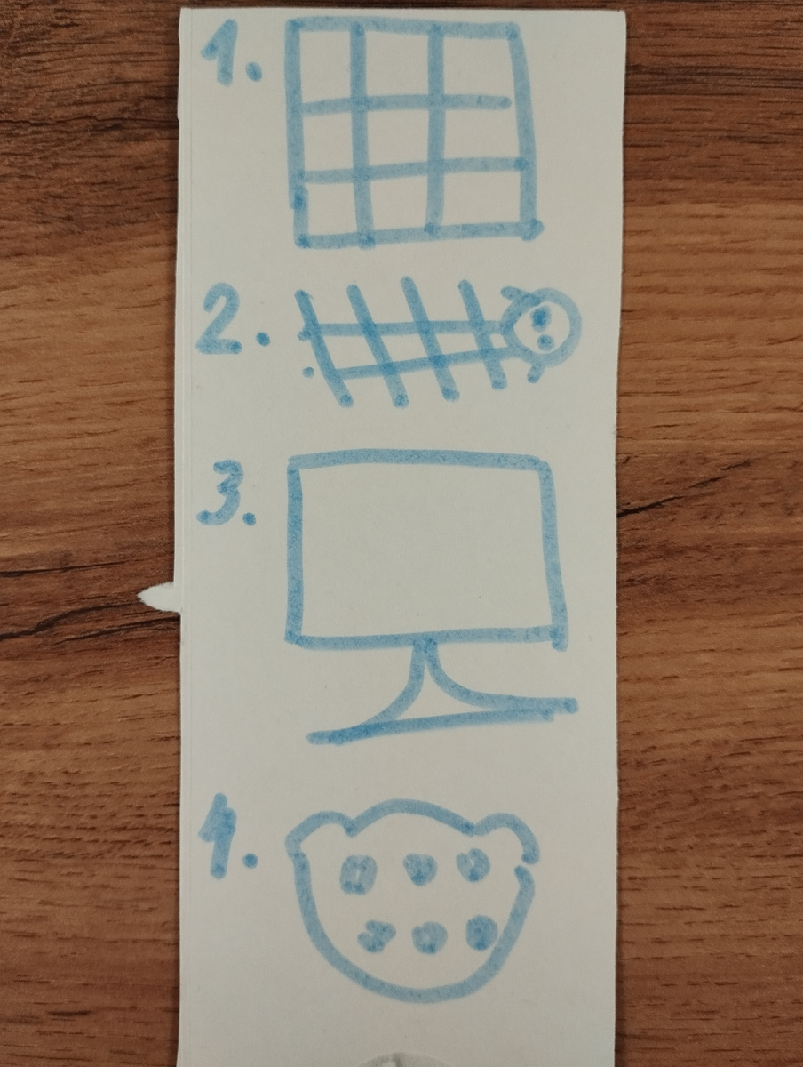 Примерно таким оно было в начале осени. Только символы и всего 4 пункта. 