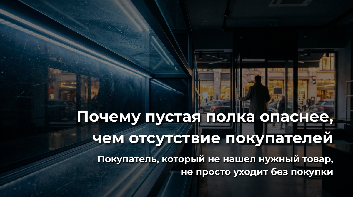 «Подарок» конкурентам: почему пустая полка опаснее, чем отсутствие покупателей